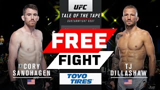 UFC APEX Banger TJ Dillashaw vs Cory Sandhagen  FREE FIGHT [upl. by Aihtiekal371]