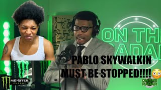 PABLO SKYWALKIN MUST BE STOPPED  Pablo Skywalkin “ On The Radar “ Freestyle Nobody Reaction [upl. by Egidius]