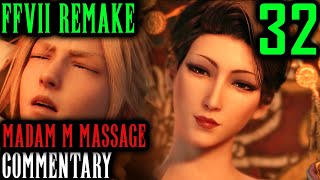 Final Fantasy VII Remake Walkthrough Part 32  Cloud Gets Madam Ms Luxury Massage Chapter 9 [upl. by Aliahkim]