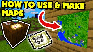 How to USE amp MAKE MAPS in Minecraft 116120  Cartography Table  FULL GUIDE Minecraft Tutorial [upl. by Trik]