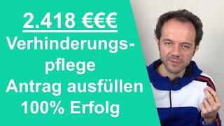 Verhinderungspflege beantragen ausfüllen Antrag Muster Beispiele Erklärt und Erfolg auch Rückwirkend [upl. by Helse]