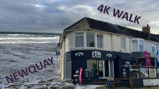 Newquay Town Centre Fistral Beach Towan Beach and Newquay Harbour  4K Virtual Walk [upl. by Bird839]