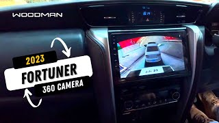 Woodman customer review of Toyota Fortuner with 360 Bird View Camera car music system [upl. by Cressi]