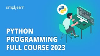 🔥 Python Programming Full Course 2023  Python Course For Beginners  Python Tutorial  Simplilearn [upl. by Oflodur]