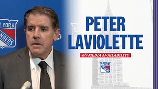 NYR at NYI Peter Laviolette Postgame Media Availability  April 9 2024 [upl. by Fahey544]