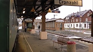 Mit der Fichtelbergbahn von Cranzahl bis Unterneudorf [upl. by Eckblad]