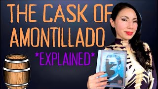 MURDER amp WINE English Prof Explains Edgar Allan Poes Story “The Cask of Amontilladoquot Analysis 💀 [upl. by Pillsbury]