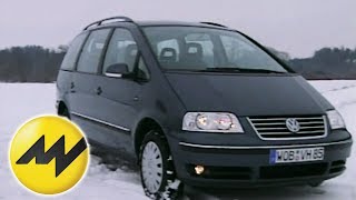 VW Sharan 19 TDI Papis Liebling im MotorvisionTest [upl. by Neelyaj]