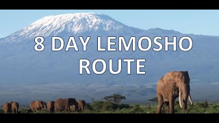 Kilimanjaro 8 Day Lemosho Route in 3D [upl. by Hansen832]