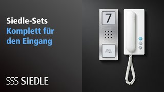 Die Siedle KomplettSets für den Eingang [upl. by Chemosh69]