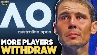 More Players Withdraw from Australian Open 2024  Tennis News [upl. by Cobbie]