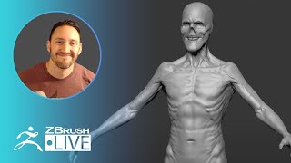 Pavlovich Workshop Lean Sculpting Anatomy  Michael Pavlovich  ZBrush 2021 [upl. by Nightingale]