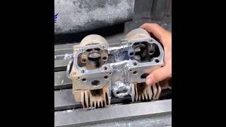 How to combine two 50cc engine into a 100cc engine viralshortsviral viral viral [upl. by Ihpen]