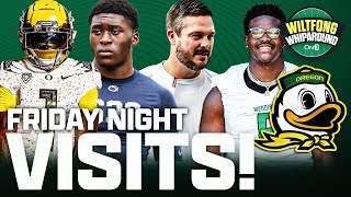 Oregon Ducks HEATING UP On Recruiting Trail  Elite Recruits on Campus for Michigan State Game [upl. by Joyann]