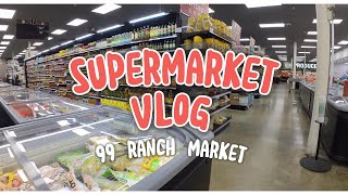 Grocery Shopping  Asian Supermarket in USA  99 Ranch Market California  Daily Life Vlog [upl. by Yggam]