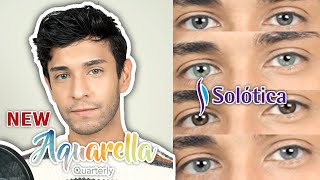 JUST LAUNCHED 5 NEW SOLOTICA COLORS  Natural Contact Lenses [upl. by Lodie]