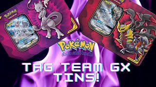 We pulled a Secret Rare Pokemon Tag Team GX Tins Which is better [upl. by Kerr837]