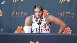 Ish Wainright 2023 Phoenix Suns Media Day Press Conference [upl. by Malissa]