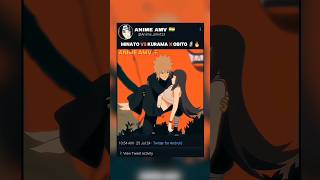 MINATO VS KURAMA X OBITO 🗿🔥 anime shorts [upl. by Jemina692]