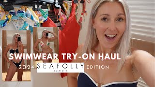 SEAFOLLY SWIMWEAR TRYON HAUL 2024 SWIMWEAR [upl. by Naitsirt733]