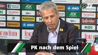 8 Spieltag  Hannover 96  Borussia M´Gladbach  PK nach dem Spiel [upl. by Audrye4]