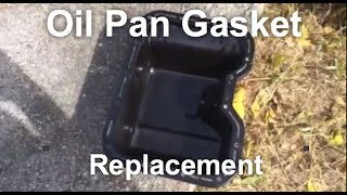 How to Replace OIL PAN GASKET  FAST amp FUN [upl. by Cornie]