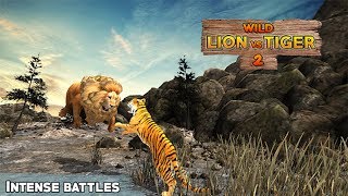 🦁🐅Lion Vs Tiger 2 Wild AdventureЛев против Тигра 2 Дикие приключенияBy Warm Milk Productions [upl. by Feer]