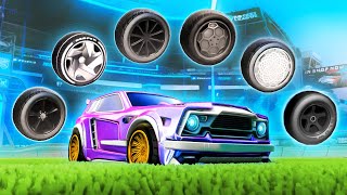 50 Best TRYHARD WHEELS In 2023 Rocket League… [upl. by Trinatte600]