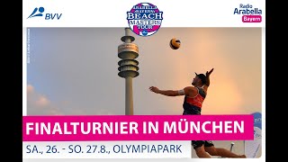 Feld 1  Bayerische BeachvolleyballMeisterschaft 2023 [upl. by Ahaelam948]