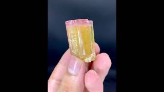 Pink Cap Orange Tourmaline Crystal [upl. by Peppel]