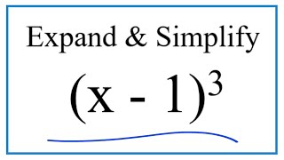 Expand amp Simplify x  13 [upl. by Olpe776]