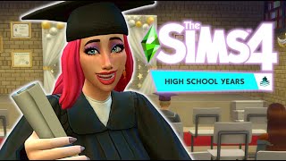 My sim FINALLY Graduated  Sims 4 High School years [upl. by Birkner]