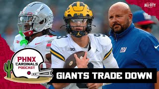 Arizona Cardinals Trade Down With Giants In 2024 NFL Mock Draft Land Impressive Class [upl. by Flossi]