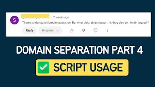 Scripts In ServiceNow Domain Separation [upl. by Yenar850]