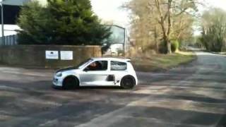 clio v6 with trophy exhaust [upl. by Aihn446]