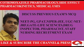 Cotrimoxazole Pharmacology  Cotrimoxazole Side Effect amp Uses  Drug Interaction  Trimethoprim [upl. by Tereve]