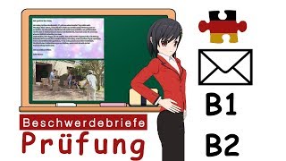 Deutsch Briefe schreiben Prüfung B1 und B2 Musterbriefe quotBeschwerdebriefe amp Reklamationenquot [upl. by Erhard927]