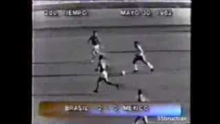 1962 Pelé vs Mexico  WORLD CUP compact version [upl. by Mroz616]