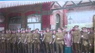 WW1 Troops at the Train Station  Hertfordshire [upl. by Eita]