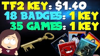 Guide Steam Card Bots Game Bots Cheap TF2 Keys to Level Up Cheap [upl. by Marie771]