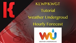 KLWPKWGT Tutorial  Hourly Forecast [upl. by Whalen180]