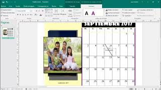 COMO HACER UN CALENDARIO CON PUBLISHER [upl. by Bessy]