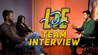 LIE Movie Team Interview  Nithiin Arjun Megha Akash  Hanu Raghavapudi [upl. by Norga]