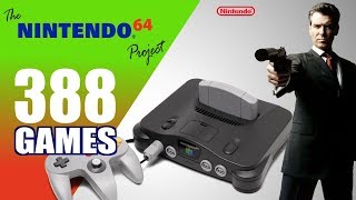 The Nintendo 64 Project  All 388 N64 Games  Every Game USEUJP [upl. by Nedap]