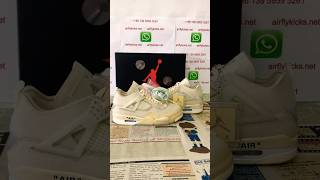 Jordan 4 OFF WHITE SailFull Review on my channel Jordan 4 Retro OFF WHITE Sail Jordan 4 Sail [upl. by Rotkiv]