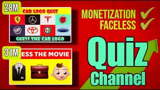 Quiz Channel Kaise Banaye  Quiz Channel Monetization  Faceless Youtube Channel Ideas CopyPaste [upl. by Eicul]