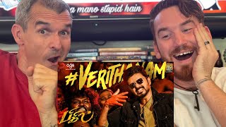 Bigil  Verithanam Video  Thalapathy Vijay  AR Rahman  REACTION [upl. by Koerlin110]