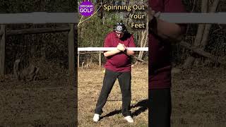 Is your golf swing plagued by spinning feet  golf  golf swing  ep10703 [upl. by Norword954]