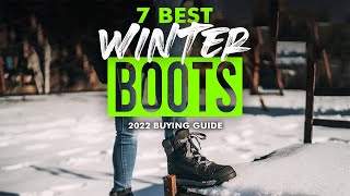 BEST WINTER BOOTS 7 Winter Boots 2023 Buying Guide [upl. by Hubert548]