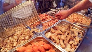 Fried Seafood Top Cooking Skills Italian Street Food [upl. by Ahsenet936]